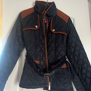 Vince Camuto Belted navy coat - worn once